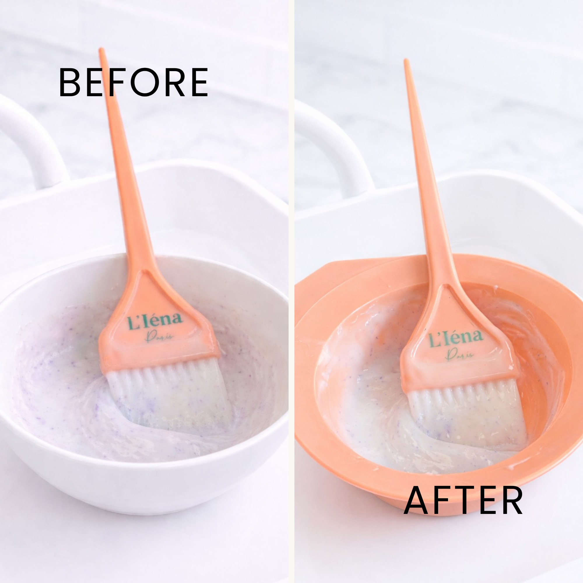 BOL DOSEUR ROSE POUR LISSAGE ET COLORATION