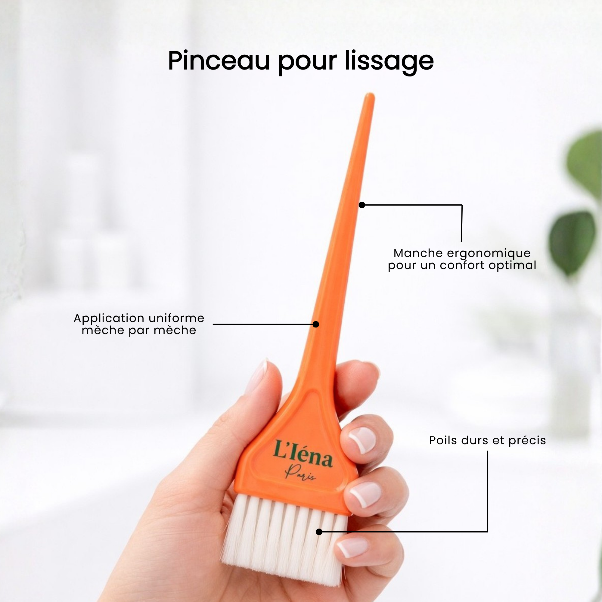 PINCEAU POUR LISSAGE & COLORATION